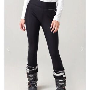 Obermeyer Black Jinx ITB "In the Boot" Softshell Ski Snow Pants /
Leggings, 6